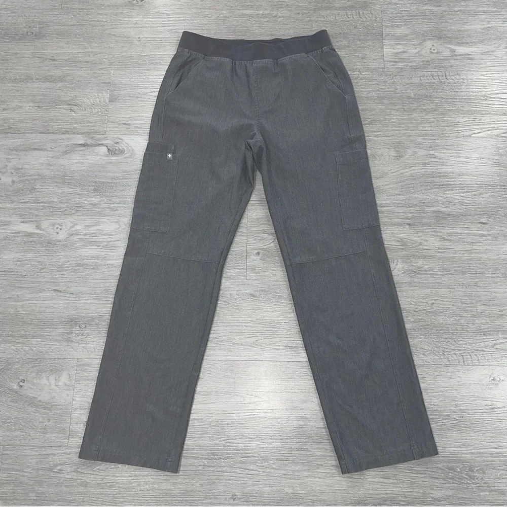FIGS Axim Cargo Scrub Pant Men’s Medium Gray T2001 Technical Collection